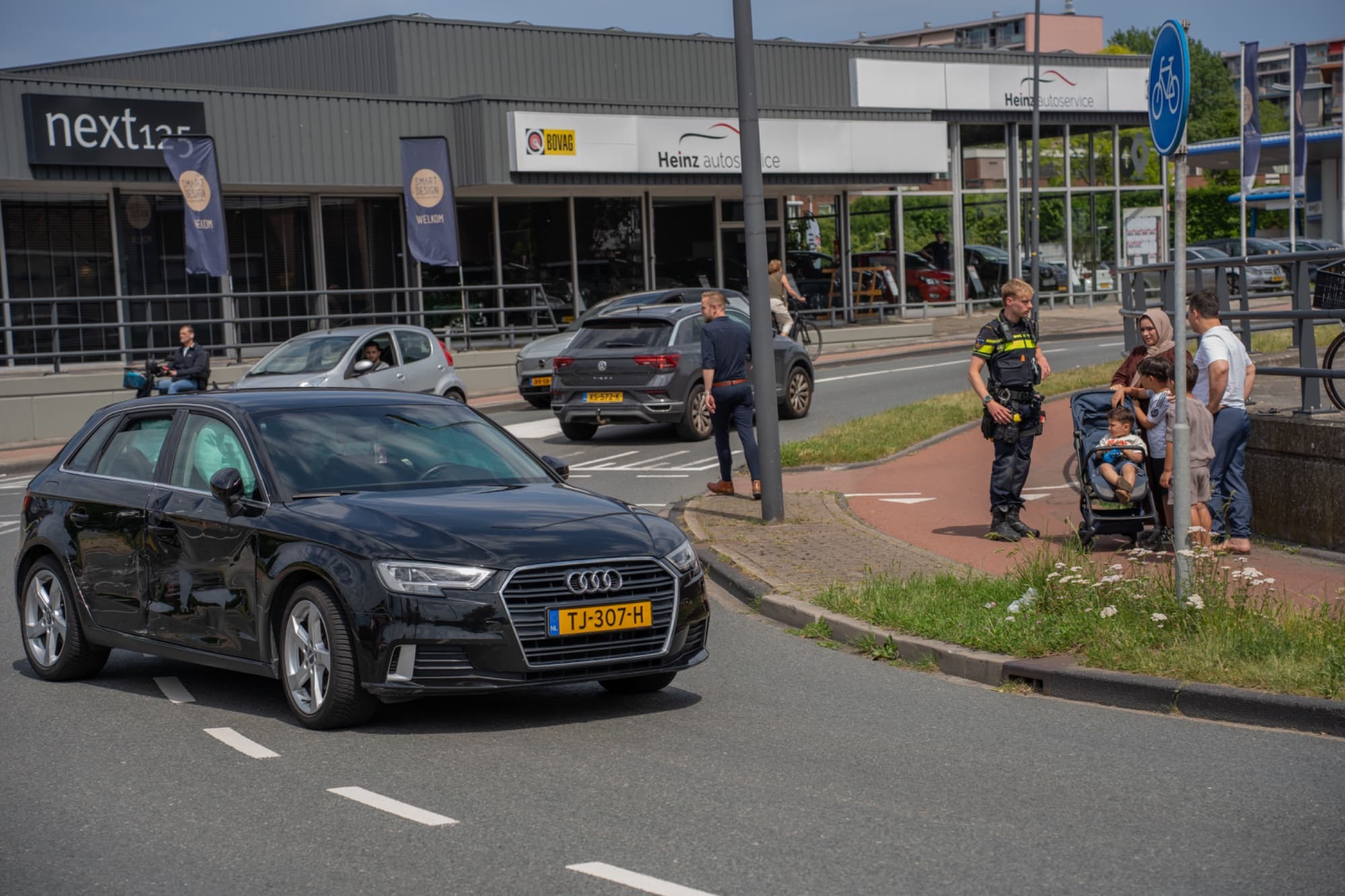 Meerdere kinderen betrokken bij ongeval op de Mozartlaan in Maassluis